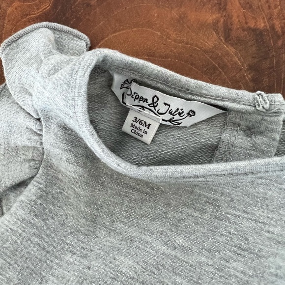 Pippa and Julie Black Glitter Star Tulle Dress - Picture 3 of 4